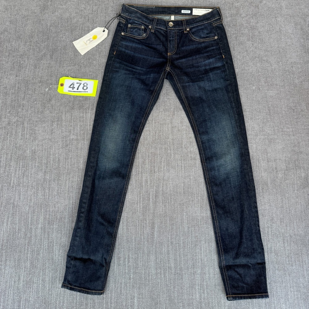Rag & Bone Dre Jeans Womens 25 NWT Beverly Indigo Skinny Slim Stretch Sony